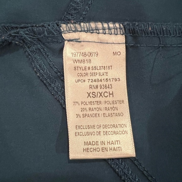 SCRUBSTAR women 2pcs scrubs set top and pants /size XS - Picture 8 of 16